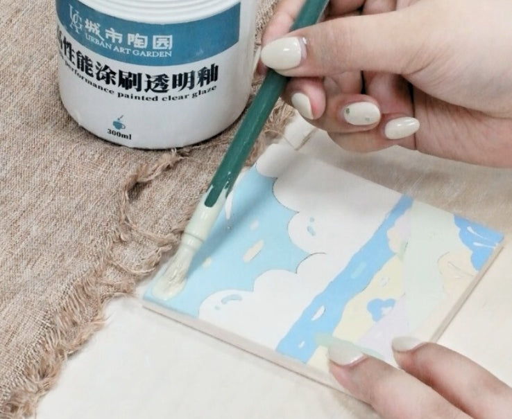 【URBAN ART GARDEN】 High-performance brushing of transparent glaze